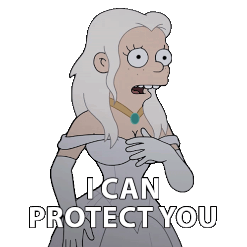 I Can Protect You Bean Sticker - I Can Protect You Bean Abbi Jacobson Stickers