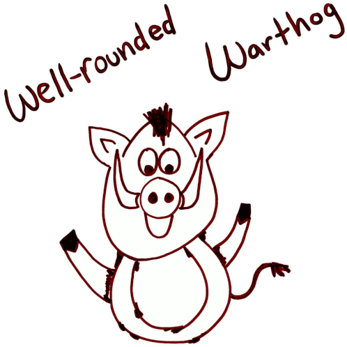 Well Rounded Warthog Veefriends Sticker - Well Rounded Warthog Veefriends All Around Stickers