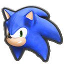 Sonic The Hedgehog Icon Sticker - Sonic The Hedgehog Icon Mario Kart Stickers