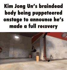 Kim Jong Uns Braindead Body Dancing GIF - Kim Jong Uns Braindead Body Dancing Made A Full Recovery GIFs