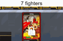 blox cards cards seven 7fighters board wipe