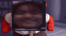 a close up of a person 's face behind a glass with the word cide on it