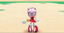 Sonic Dream Team Amy Rose GIF - Sonic Dream Team Amy Rose Idle Animation GIFs