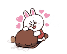 Cony And Brown Fell Down GIF - Cony And Brown Fell Down Cute GIFs