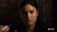 Why Are You All Looking At Me Devery Jacobs GIF - Why Are You All Looking At Me Devery Jacobs Lilith Bathory GIFs