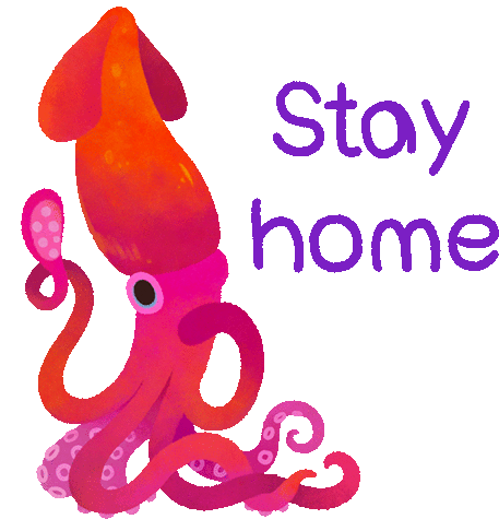 Stay Home Stay Inside Sticker - Stay Home Stay Inside Be Careful Stickers
