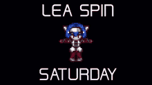 Lea Spin Saturday GIF - Lea Spin Saturday Crosscode GIFs