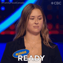 Ready Maddie GIF - Ready Maddie Family Feud Canada GIFs