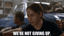 Station19 Andy Herrera GIF - Station19 Andy Herrera Were Not Giving Up GIFs