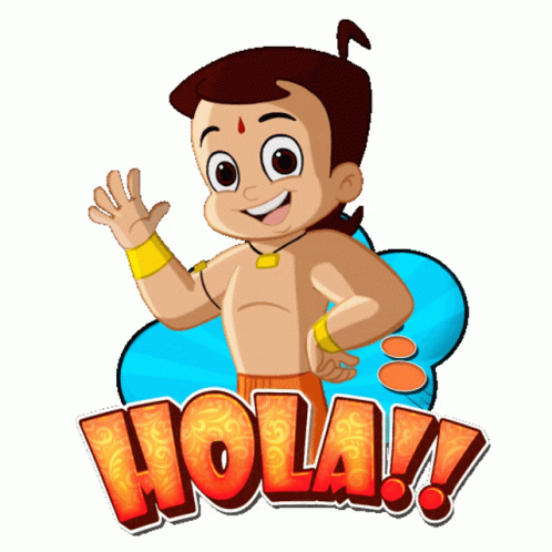 Hola Chhota Bheem Sticker - Hola Chhota Bheem Hello - Discover & Share GIFs Hola Chhota Bheem Sticker - Hola Chhota Bheem Hello - Discover & Share GIFs