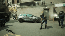 a sign on a building that says beta fighters