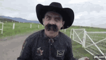 semental misael ramirez cowboy mustache