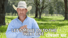Lets Move On To The Next One Booger Brown GIF - Lets Move On To The Next One Booger Brown The Cowboy Way GIFs