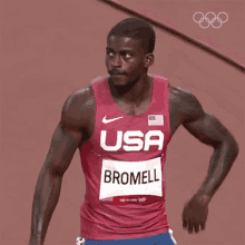 Hands On Waist Trayvon Bromell GIF - Hands On Waist Trayvon Bromell Usa Track And Field Team GIFs