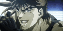 joseph joestar smiling jojos bizarre encyclopedia anime pointing