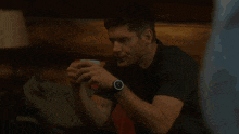 Dean Winchester Coffee Morning Supernatural GIF - Dean Winchester Coffee Morning Supernatural GIFs