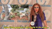 disasterina cute little puppies 69on your side sexy newscaster dragula