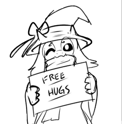 Ralsei Free Hugs Sticker - Ralsei Free Hugs Hugs Stickers