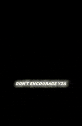 a drawing of a face with the words all i 'll say is don 't encourage yza