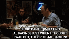 The Sopranos Silvio Dante GIF - The Sopranos Silvio Dante Al Pacino GIFs