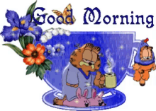 Garfield Good Morning GIF - Garfield Good Morning GIFs