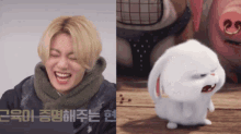 Kyuout Jungkook Bunny Laughing GIF - Kyuout Jungkook Bunny Laughing GIFs