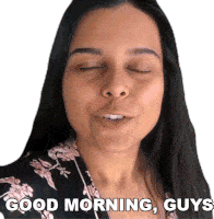 Good Morning Guys Aishwarya Sticker - Good Morning Guys Aishwarya Buzzfeed India Stickers