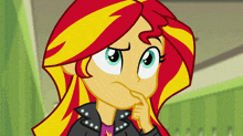 Sunset Shimmer Confused GIF - Sunset Shimmer Confused Thinking GIFs