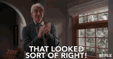 That Looked Sort Of Right Sam Waterston GIF