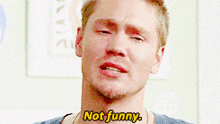 Not Funny One Tree Hill GIF - Not Funny One Tree Hill Lucas Scott GIFs