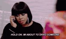 Remy Ma Hold On GIF - Remy Ma Hold On Drag Someone GIFs