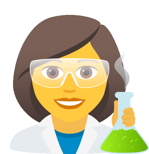 Woman Scientist People Sticker - Woman Scientist People Joypixels Stickers