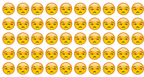 Unamused Emoji Sticker - Unamused Emoji Judging You Stickers