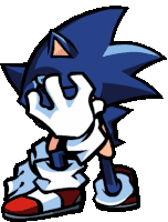 Sonic Fnf Sticker - Sonic Fnf Suffering Stickers