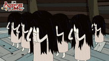 Taking Off Wigs Blank Eyed Girls GIF - Taking Off Wigs Blank Eyed Girls Adventure Time GIFs