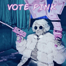 Vote Pink GIF - Vote Pink GIFs