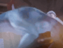 a close up of a person 's torso with a blurred background