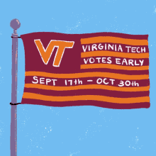 Virginia Tech Votes Early Vt GIF - Virginia Tech Votes Early Vt Virginia Tech GIFs