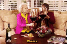 Betty White Cheers GIF - Betty White Cheers Drink GIFs