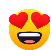 Smiling Face With Heart Eyes Joypixels Sticker - Smiling Face With Heart Eyes Joypixels Heart Eyes Stickers