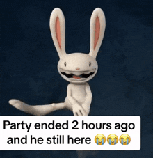 Sam And Max Sam & Max GIF - Sam And Max Sam & Max Party Ended 2 Hours Ago And He Still Here GIFs