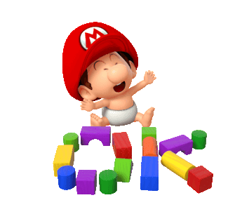 Ok Mario Sticker - Ok Mario Baby Mario Stickers
