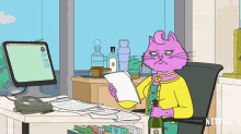 working princess carolyn bojack horseman sip wine drinking working princess carolyn bojack horseman sip wine drinking