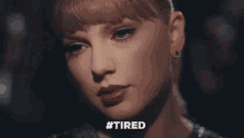 Tired Sleepy GIF - Tired Sleepy Taylor Swift GIFs