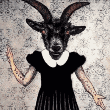 Baphomet Goat Girl GIF - Baphomet Goat Girl Solve GIFs