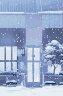Snow Anime GIF