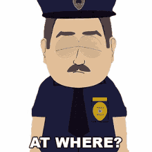 at where officer barkley south park s20e3 the damned