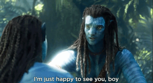 Avatar 2 Im Just Happy To See You Boy GIF - Avatar 2 Im just happy to see  you boy Jake sully - Discover & Share GIFs