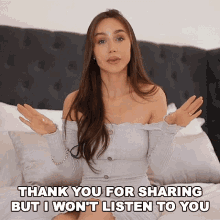 Thank You For Sharing Coco Lili GIF - Thank You For Sharing Coco Lili But I Wont Listen To You GIFs