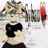 a picture of a furry character with sybau written on the bottom right